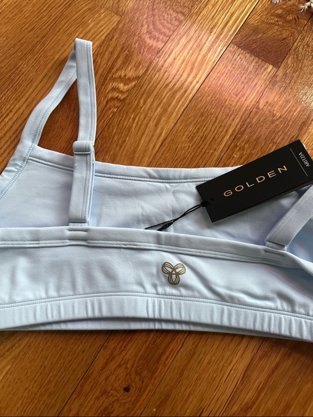 ARITZIA GOLDEN, Villa Blue Bra size Medium brand new w/tags - Picture 3 of 3